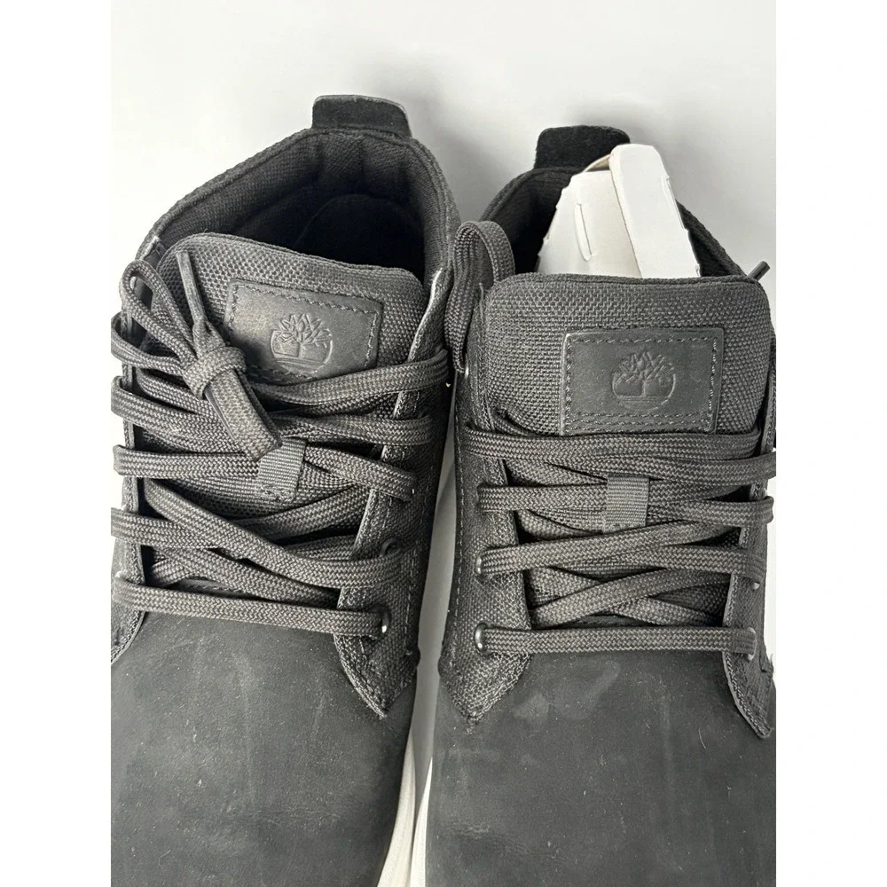 Timberland Davis Square Chukka Black Nubuck Men's Size 9 TB0A1015 With Box